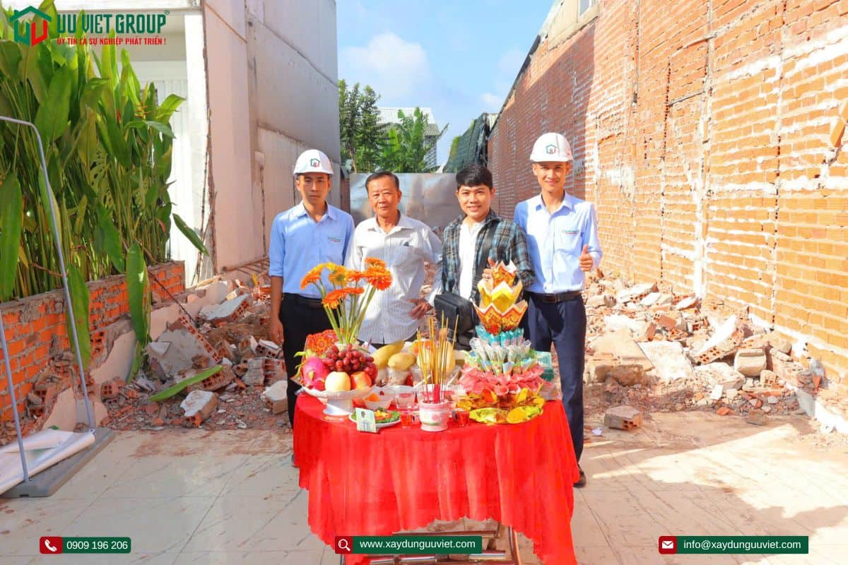 Khởi công nhà phố tại Hóc Môn