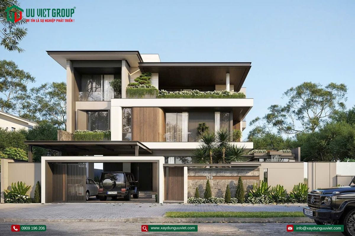 Mẫu nhà biệt thự hiện đại