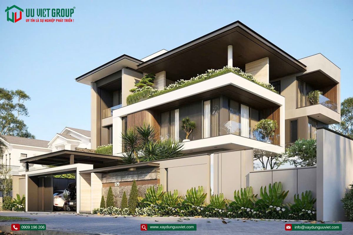 Mẫu nhà biệt thự hiện đại
