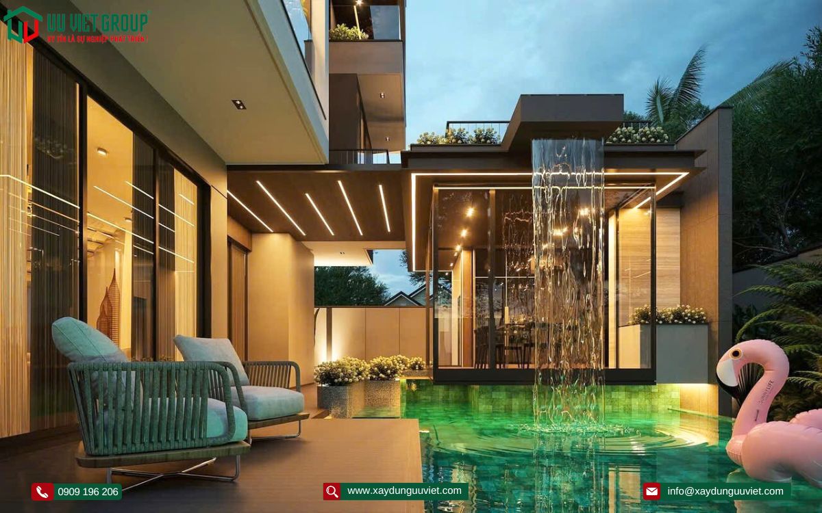 Mẫu nhà biệt thự hiện đại