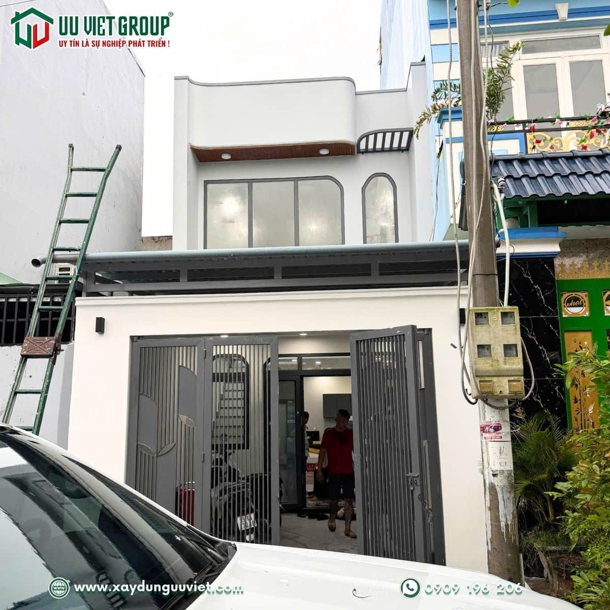 Bàn giao nhà gác lững tại Long An
