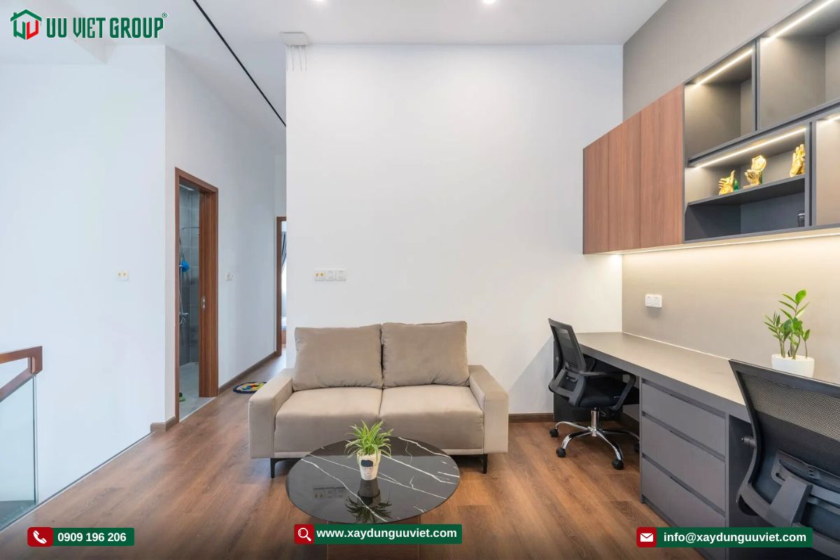 Hoàn thành nhà phố hiện đại