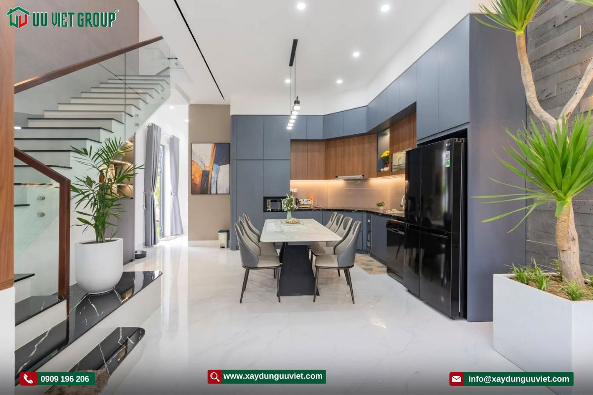 Hoàn thành nhà phố hiện đại