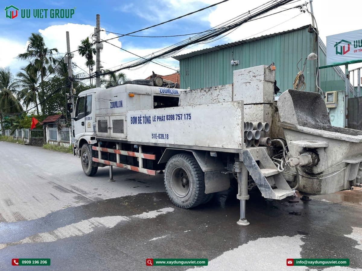 Tiến độ thi công nhà phố quận 12
