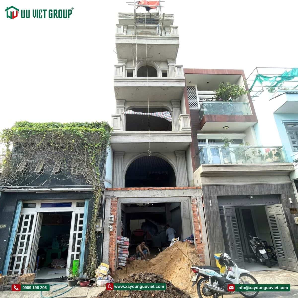 Tiến độ nhà phố tại Quận Bình Tân