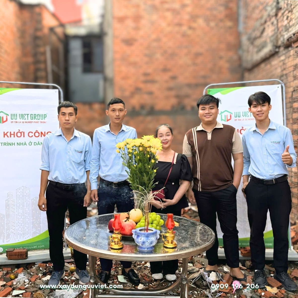 Lễ khởi công xây dựng nhà mới