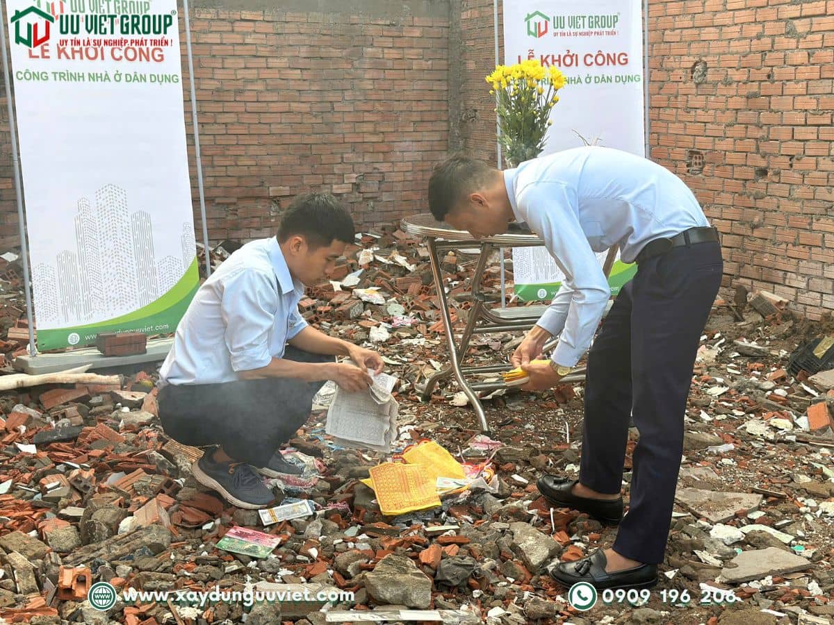 Lễ khởi công xây dựng nhà mới