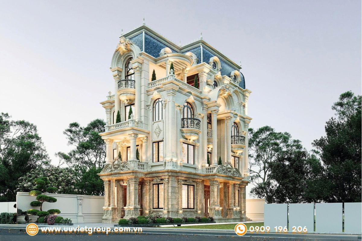 Biệt thự 4 tầng tân cổ điển