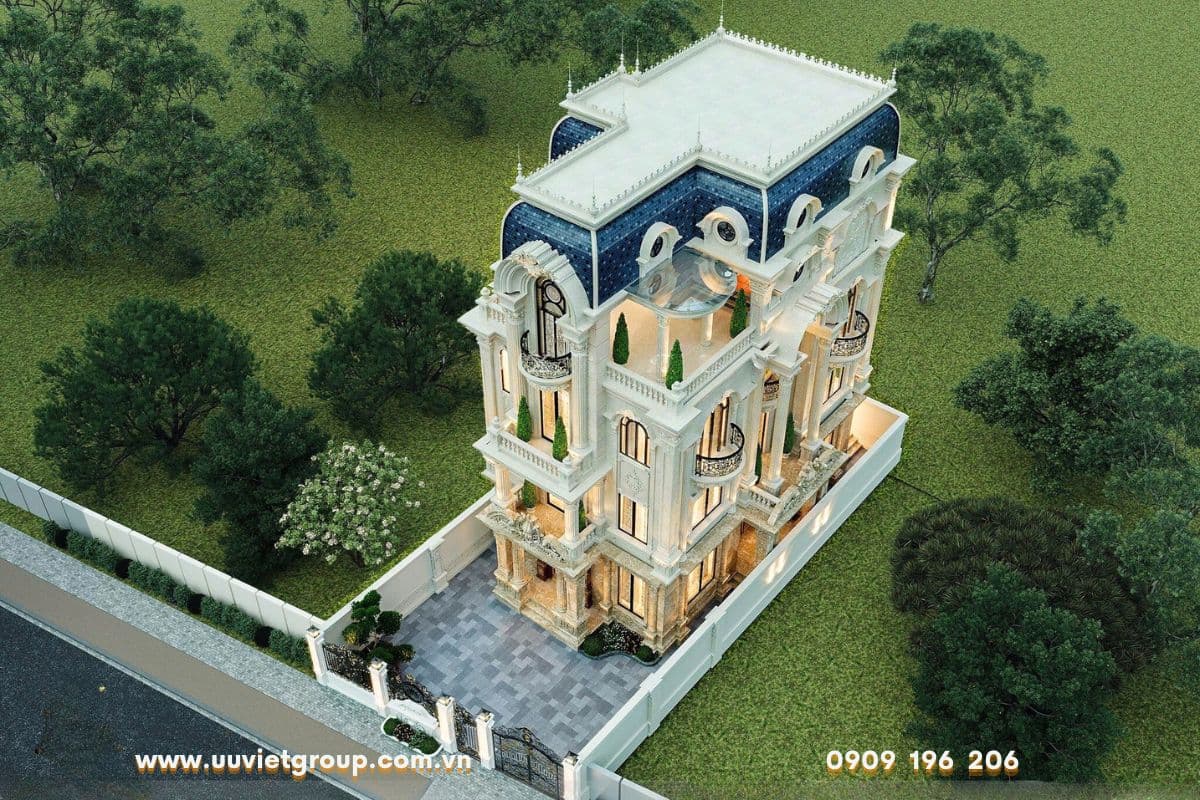 Biệt thự 4 tầng tân cổ điển