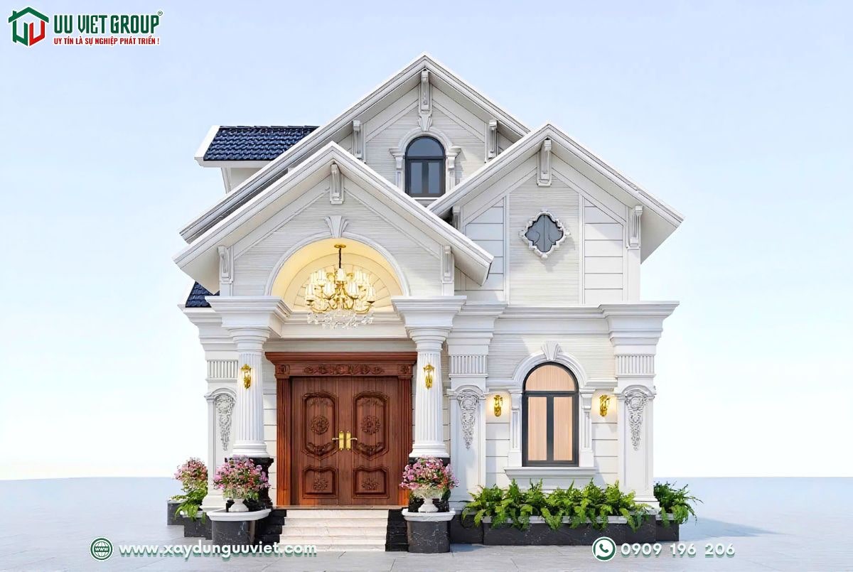 Mẫu nhà vườn mái thái 3 phòng ngủ 