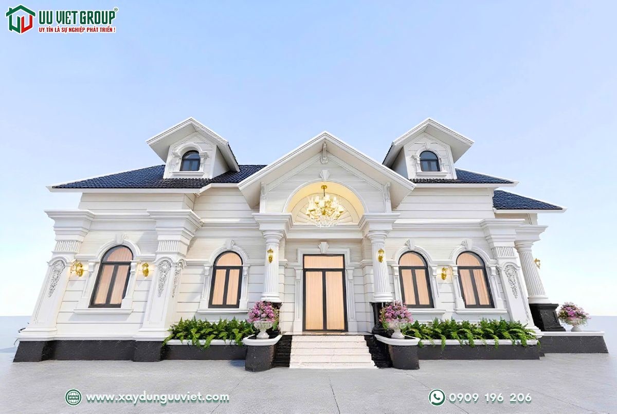 Mẫu nhà vườn mái thái 3 phòng ngủ 