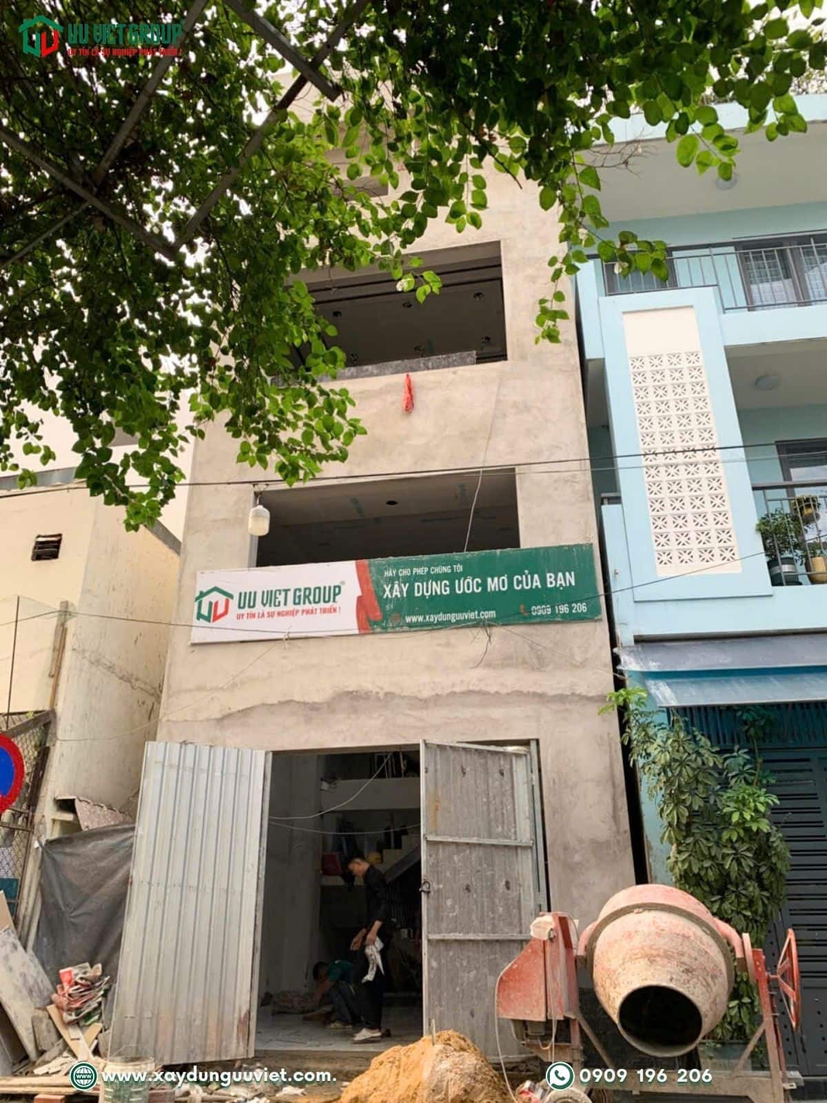 Tiến độ nhà phố quận 3