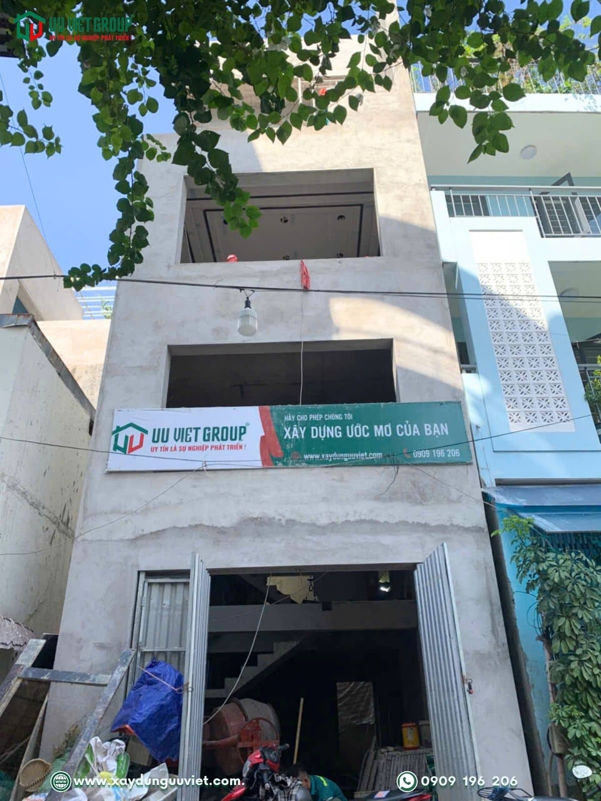 Tiến độ nhà phố quận 3