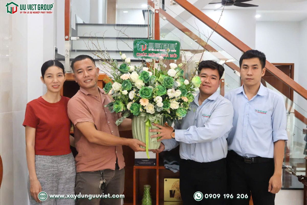 Bàn giao nhà mới 3 tầng