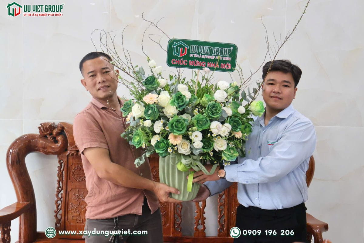 Bàn giao nhà mới 3 tầng