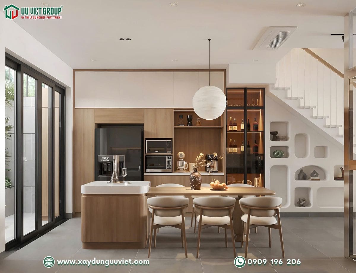 nhà phố 1 trệt 2 lầu