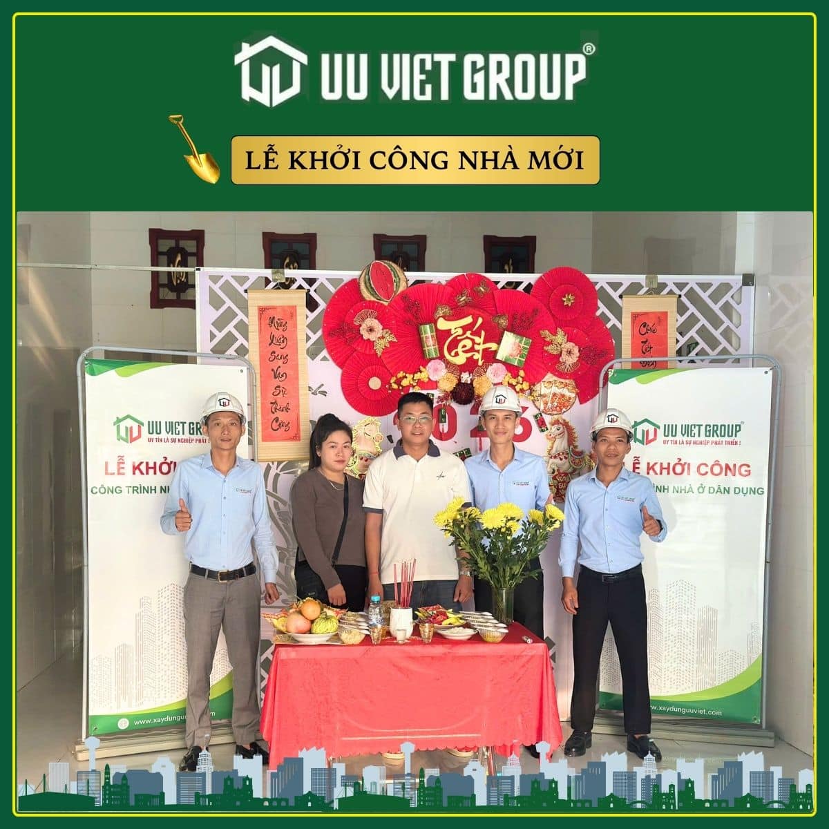 Khởi công nhà mới khai xuân Bính Ngọ 2026