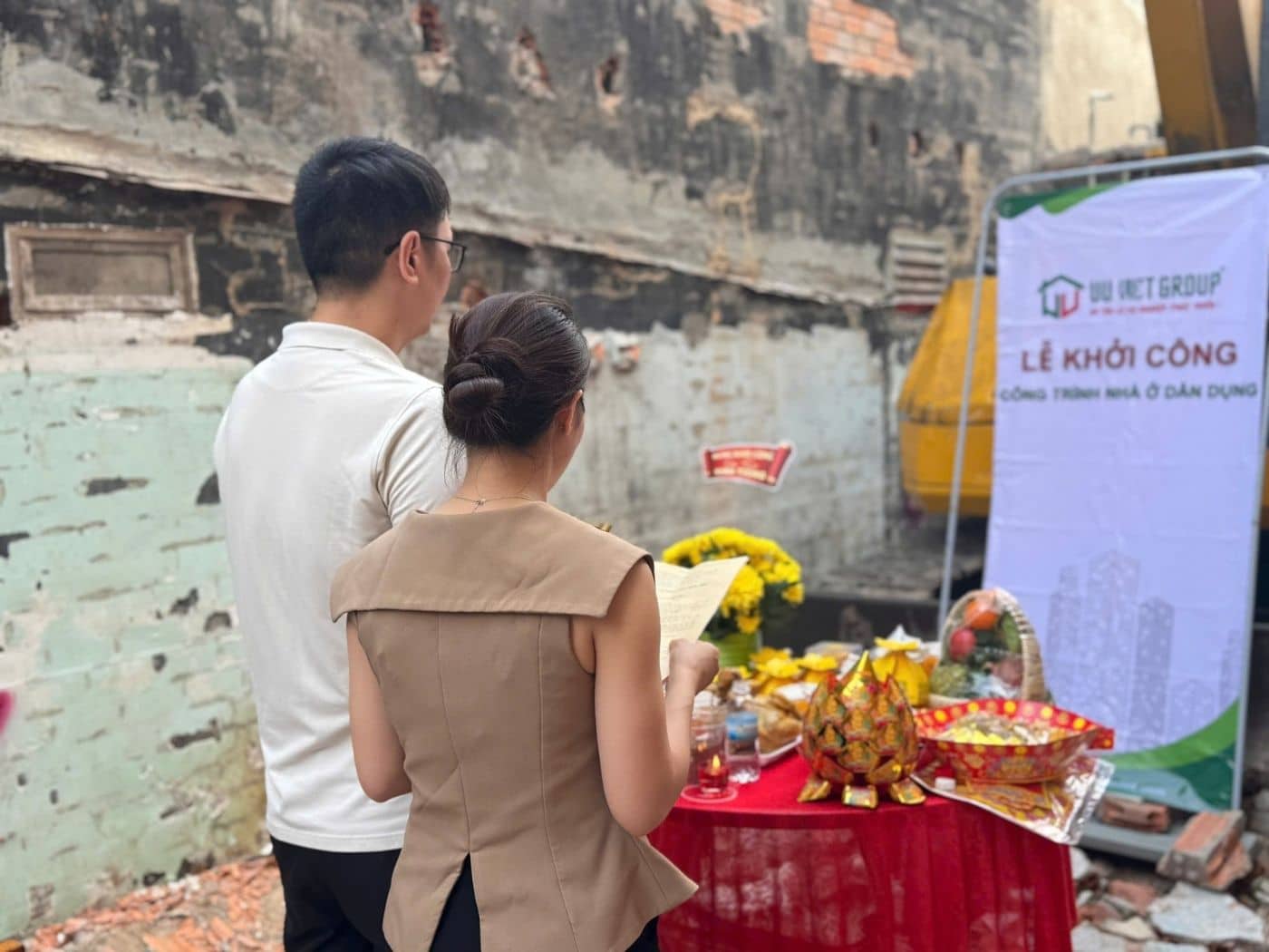 Khởi công nhà phố 4 tầng