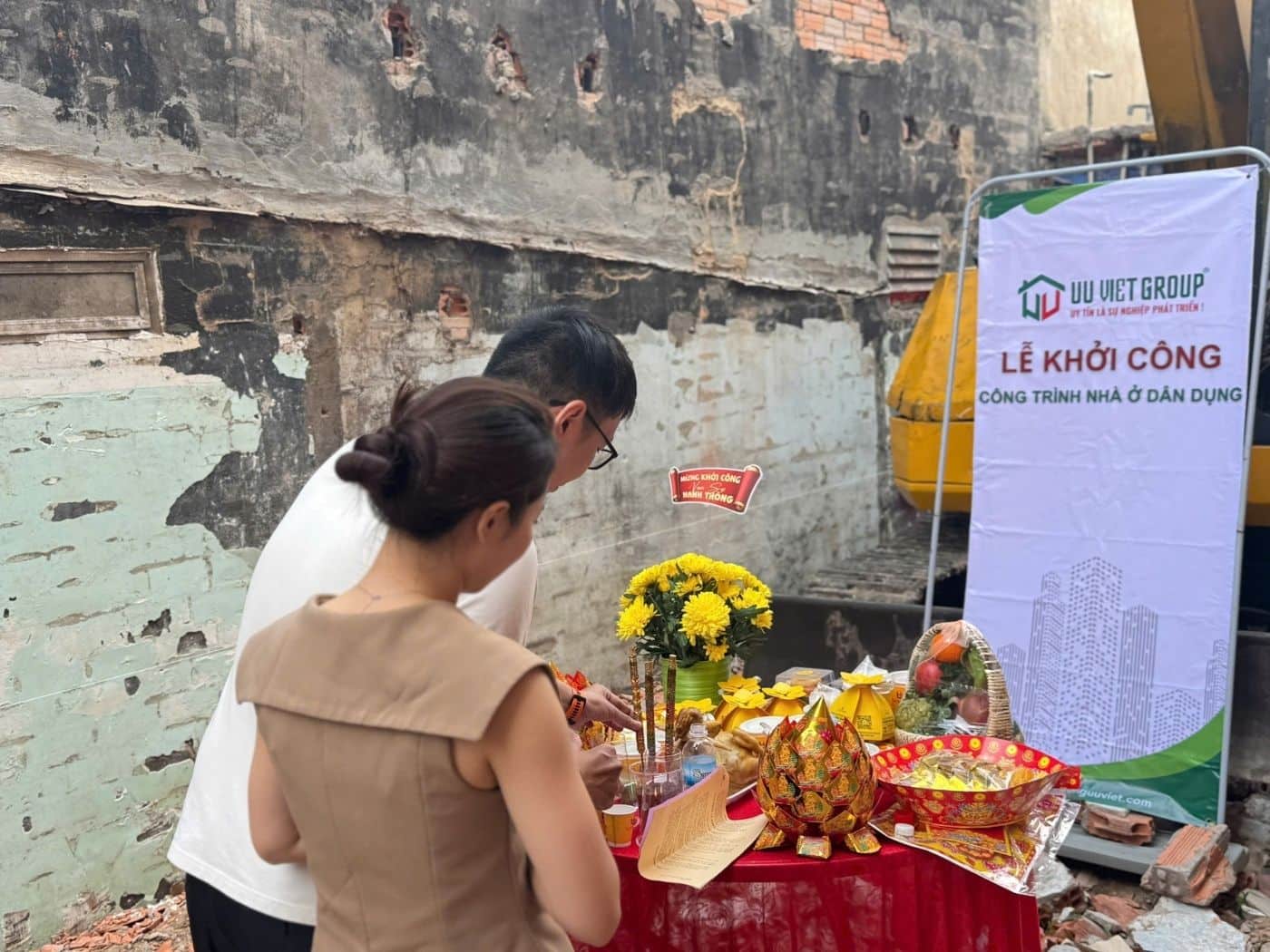 Khởi công nhà phố 4 tầng