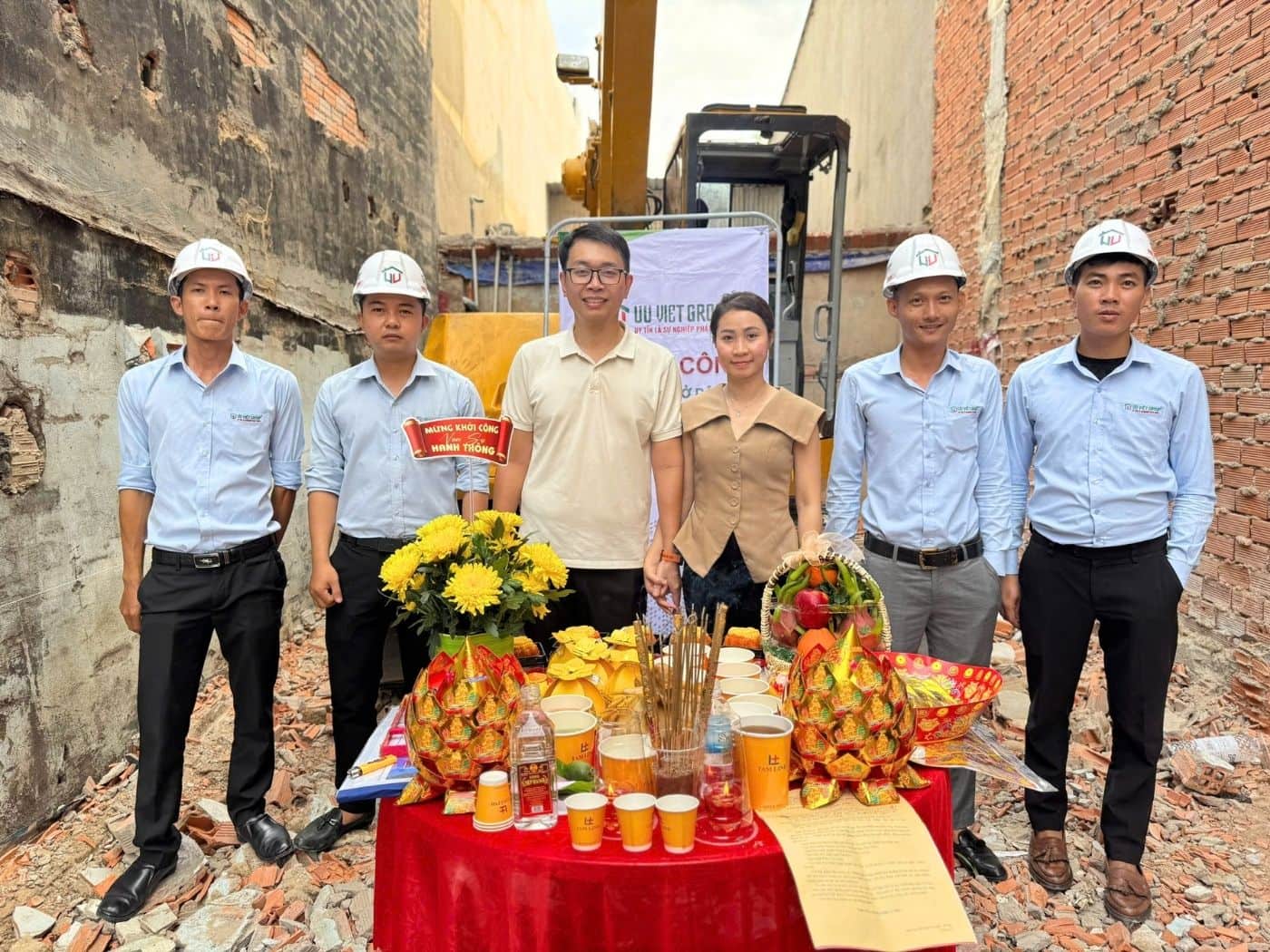 Khởi công nhà phố 4 tầng