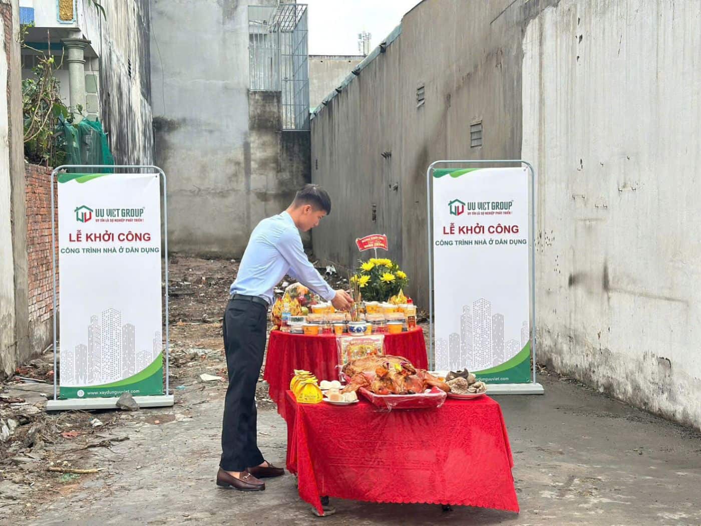 Khởi Công Nhà Phố 3 Tầng | Dự Án Chú Võ Tiến Quang