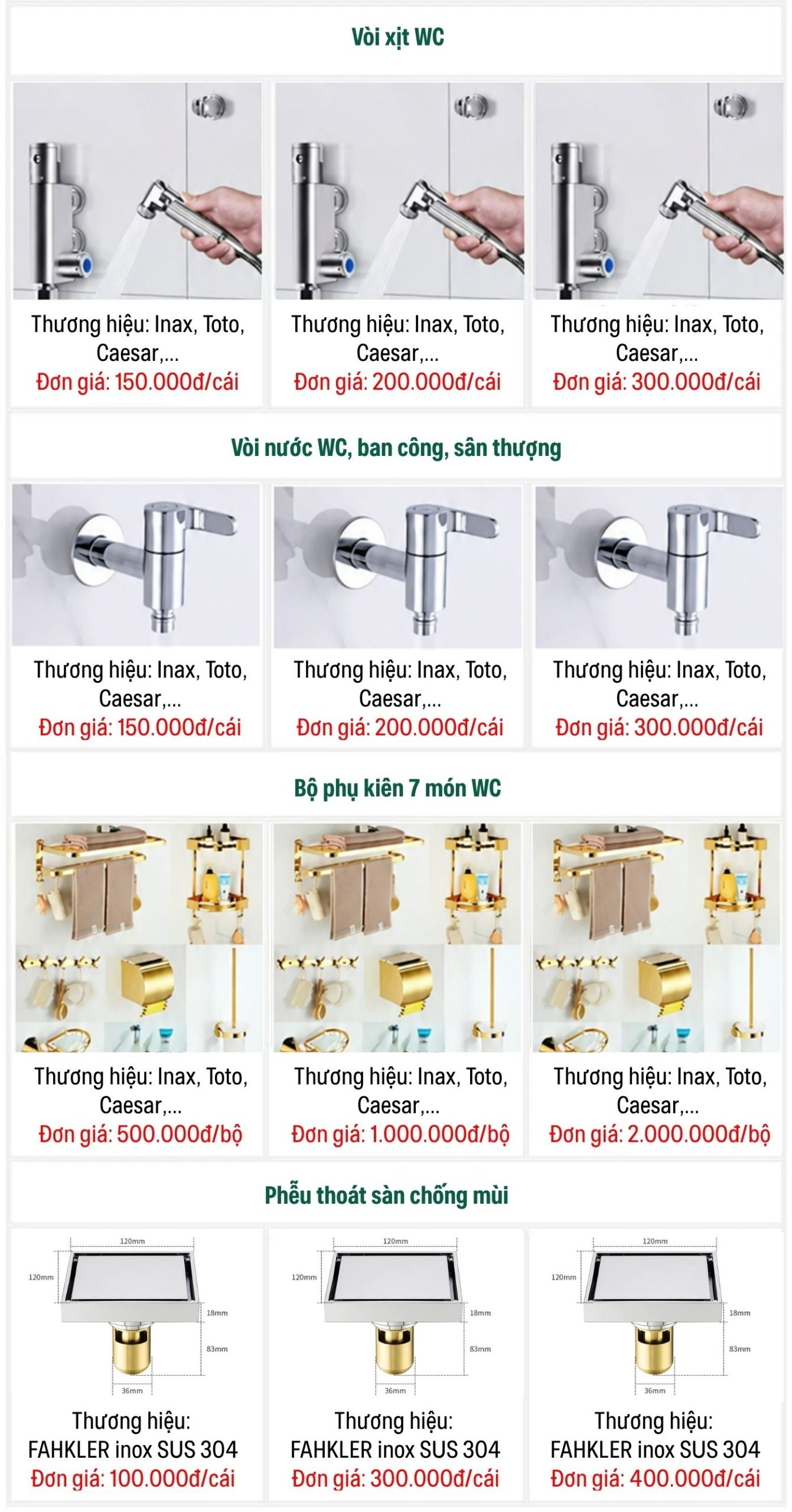 Bảng vật liệu chi tiết xây dựng nhà Đồng Tháp