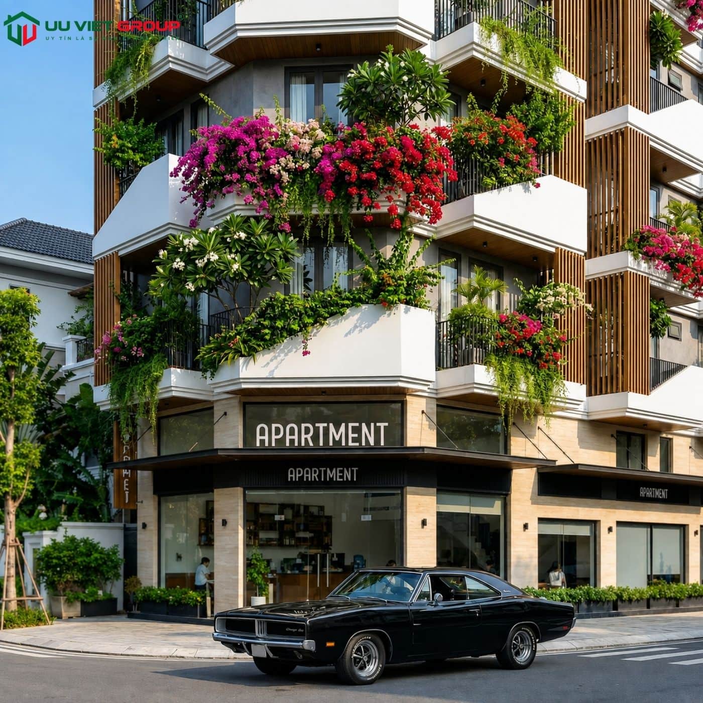Dự án căn hộ dịch vụ lô góc 2 mặt tiền