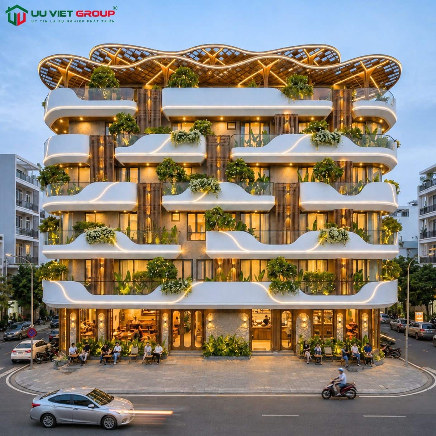 Dự án căn hộ dịch vụ kết hợp Cafe
