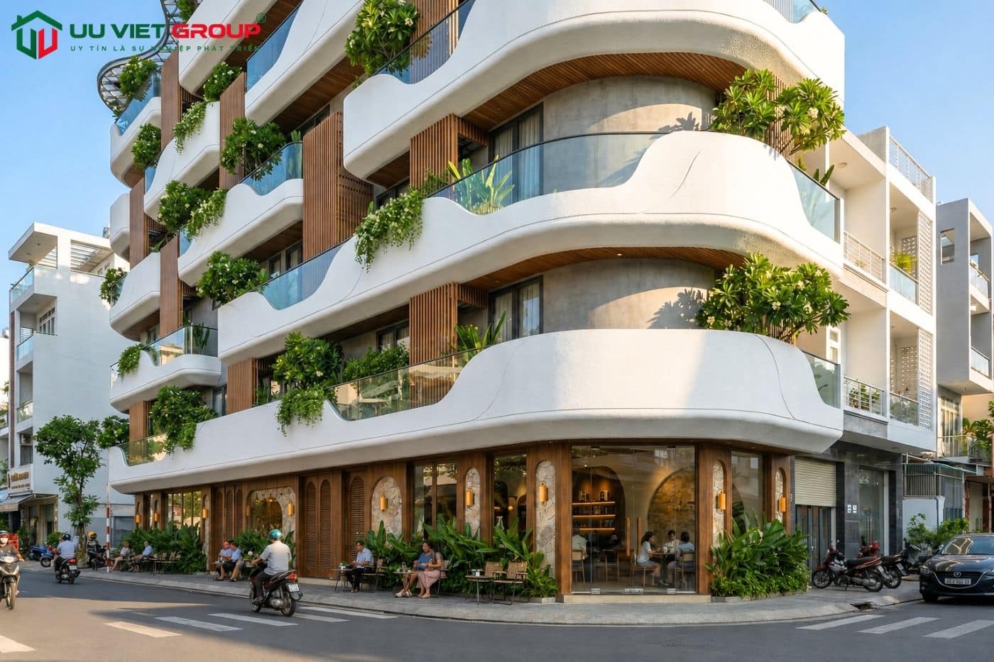Dự án căn hộ dịch vụ kết hợp Cafe