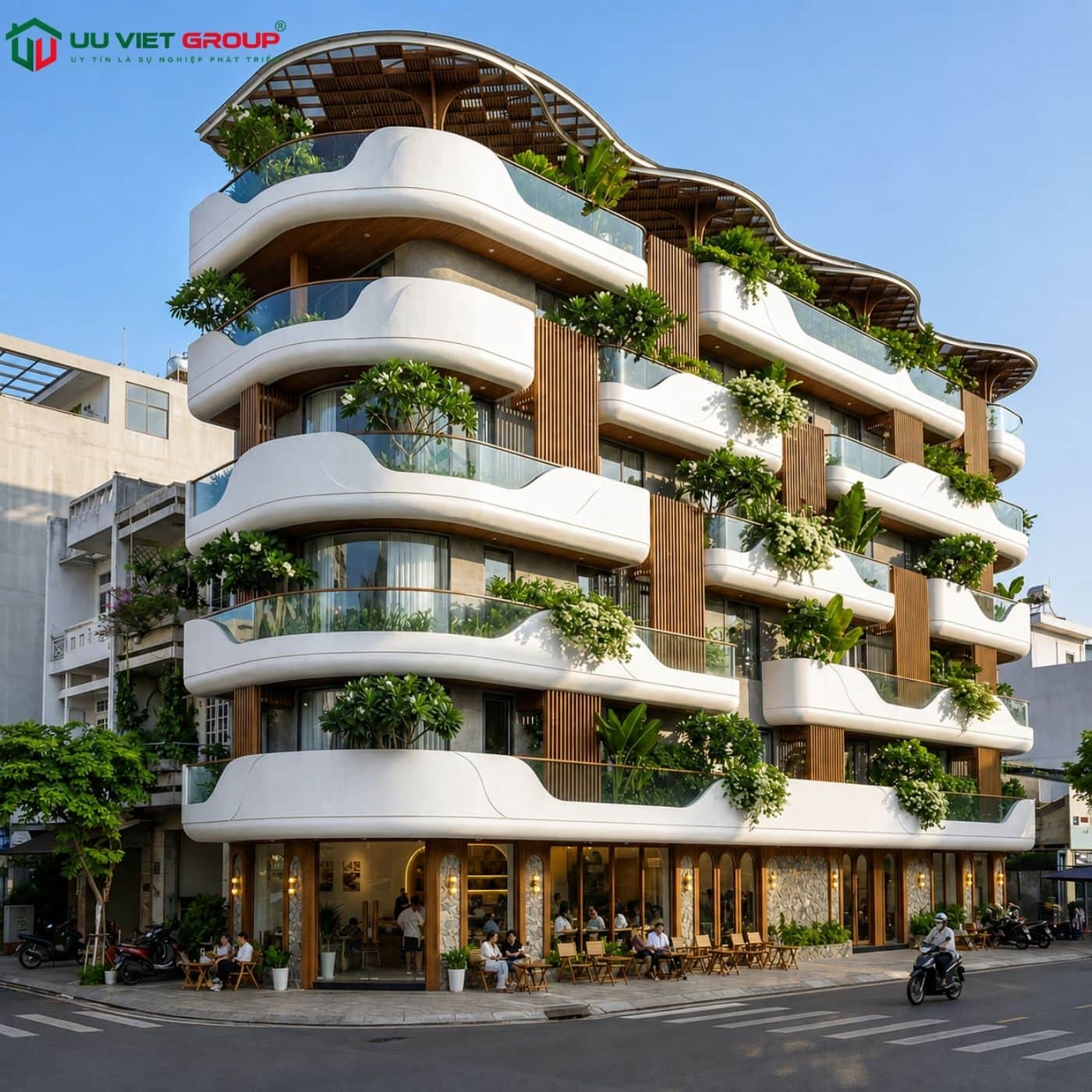Dự án căn hộ dịch vụ kết hợp Cafe