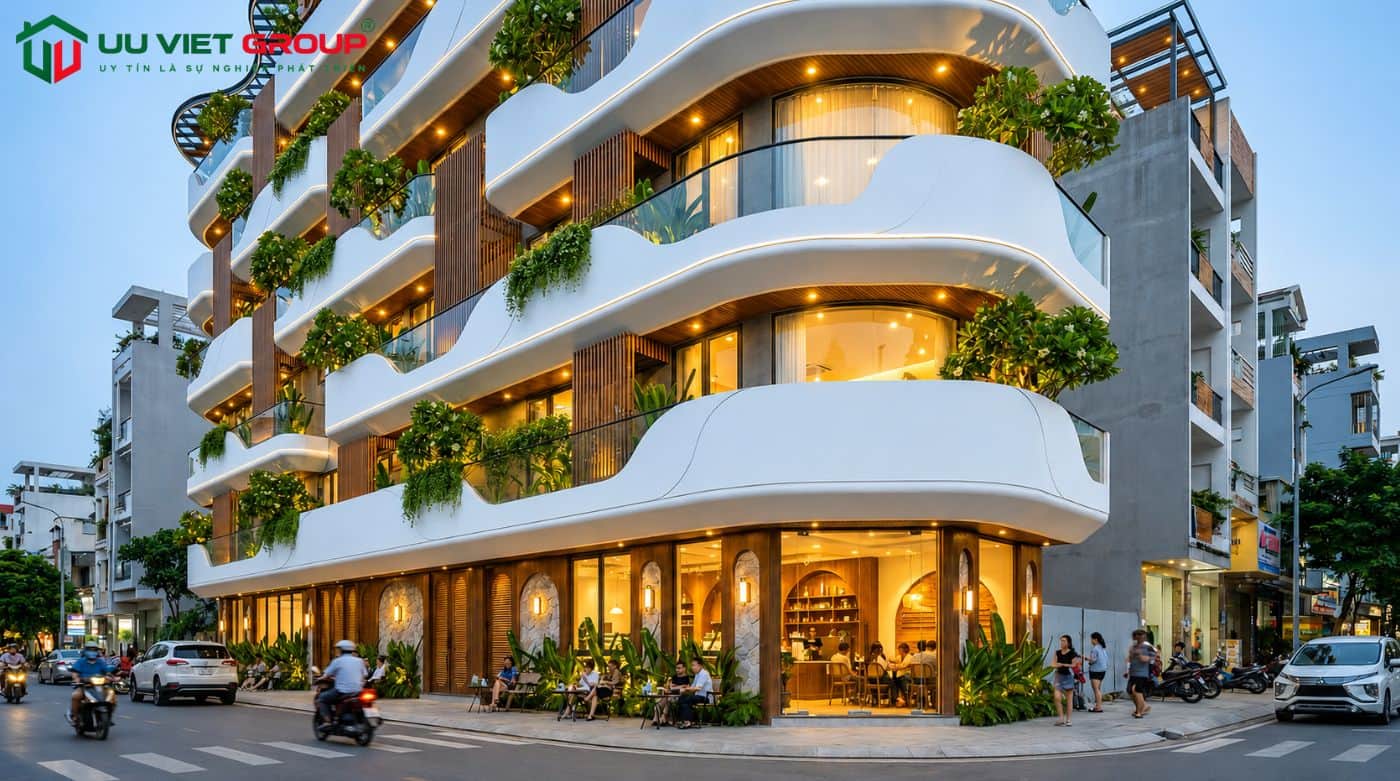 Dự án căn hộ dịch vụ kết hợp Cafe