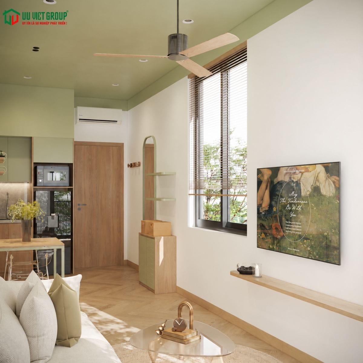 Mẫu căn hộ dịch vụ đẹp 5x24m