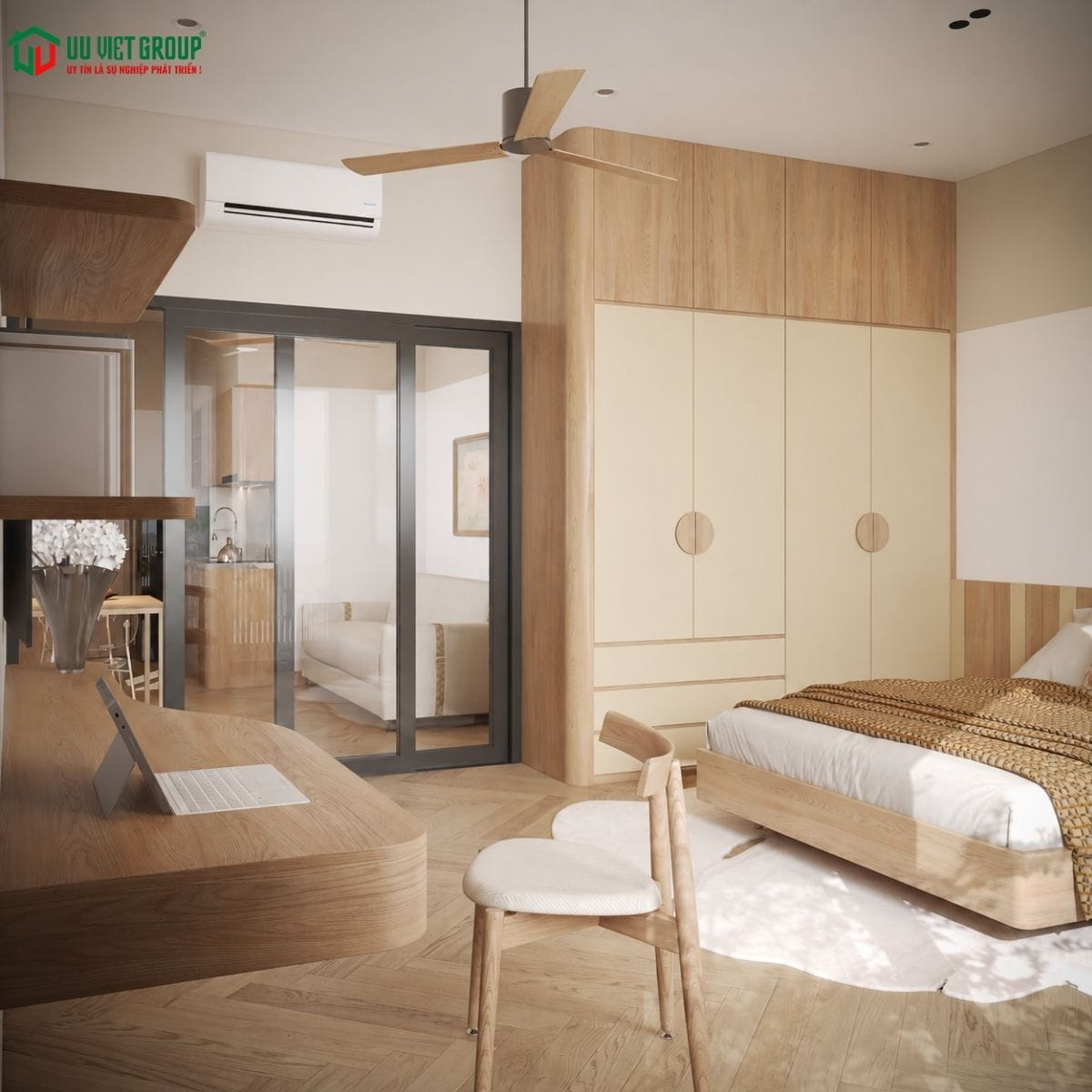 Mẫu căn hộ dịch vụ đẹp 5x24m