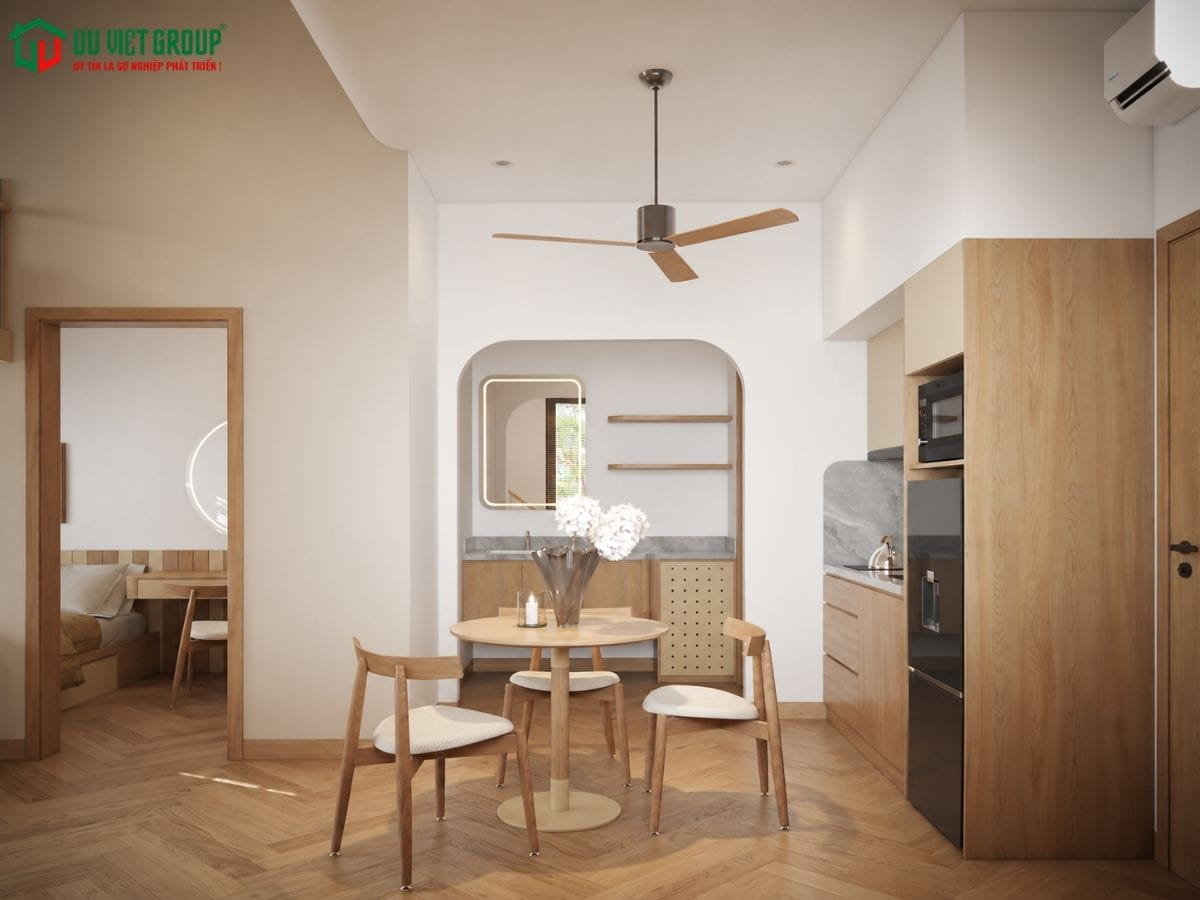 Mẫu căn hộ dịch vụ đẹp 5x24m