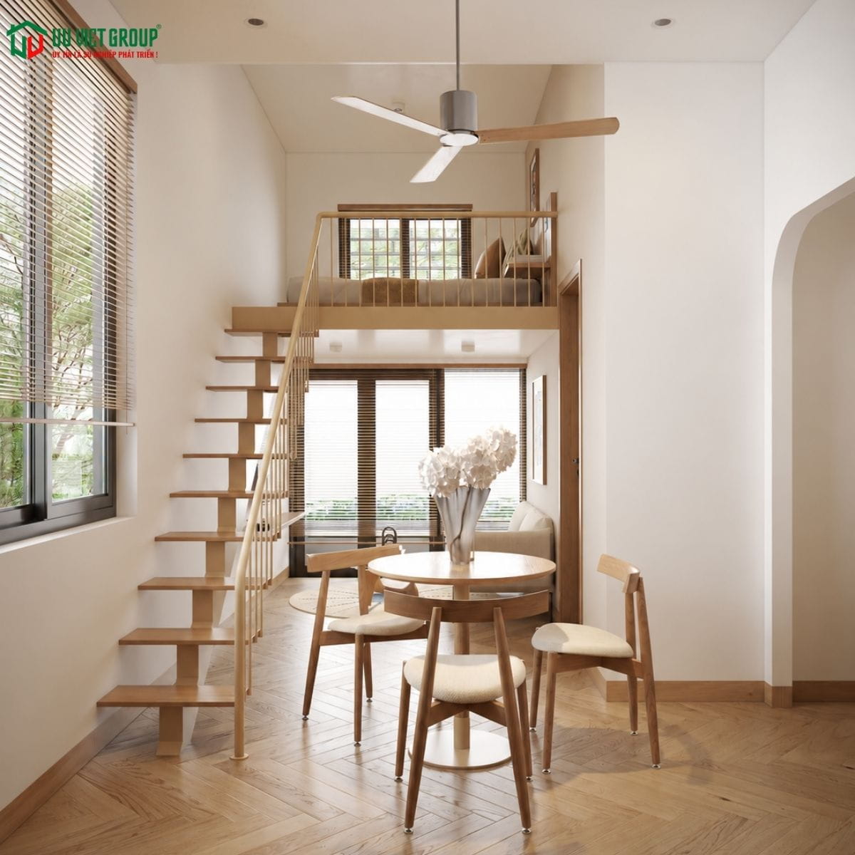 Mẫu căn hộ dịch vụ đẹp 5x24m