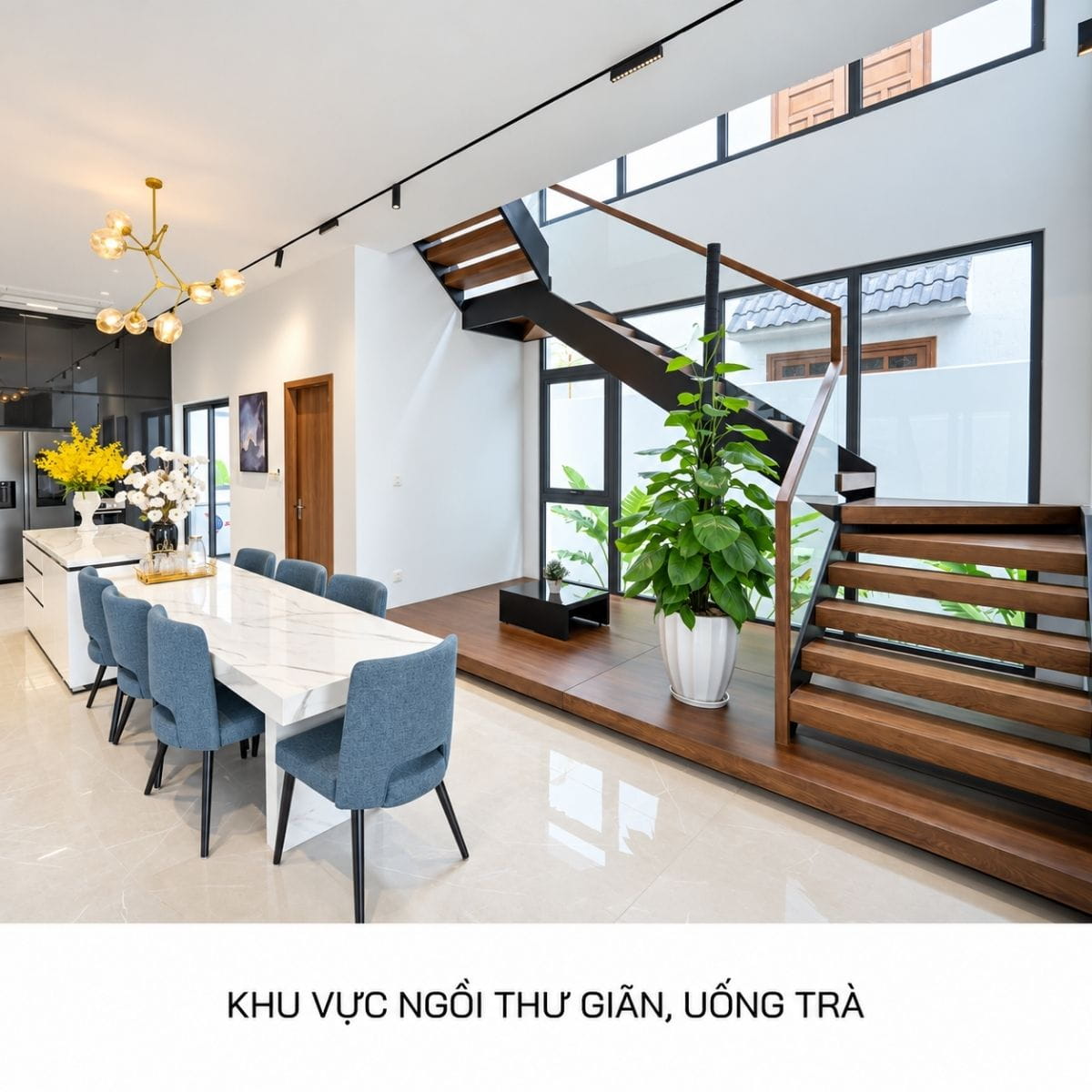 cách tận dụng gầm cầu thang