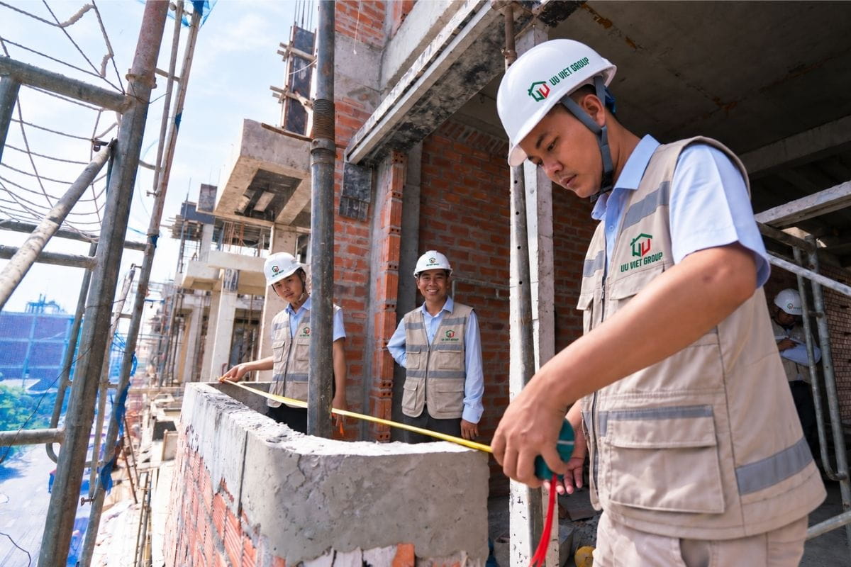 Nghiệm thu hạng mục xây tường