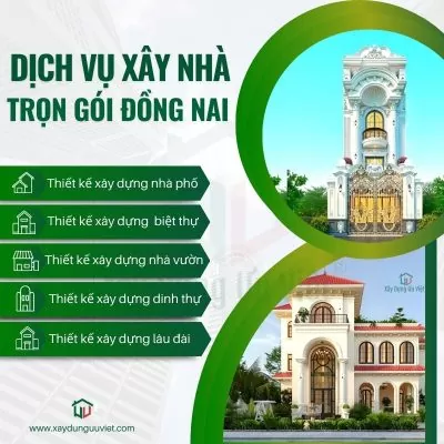 Dịch vụ xây nhà trọn gói tại Đồng Nai