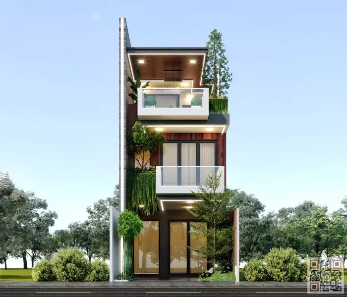 Thiết kế thi công nhà phố hiện đại tại Cần Thơ