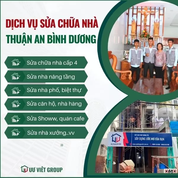 Dịch vụ sửa chữa nhà Thuận An