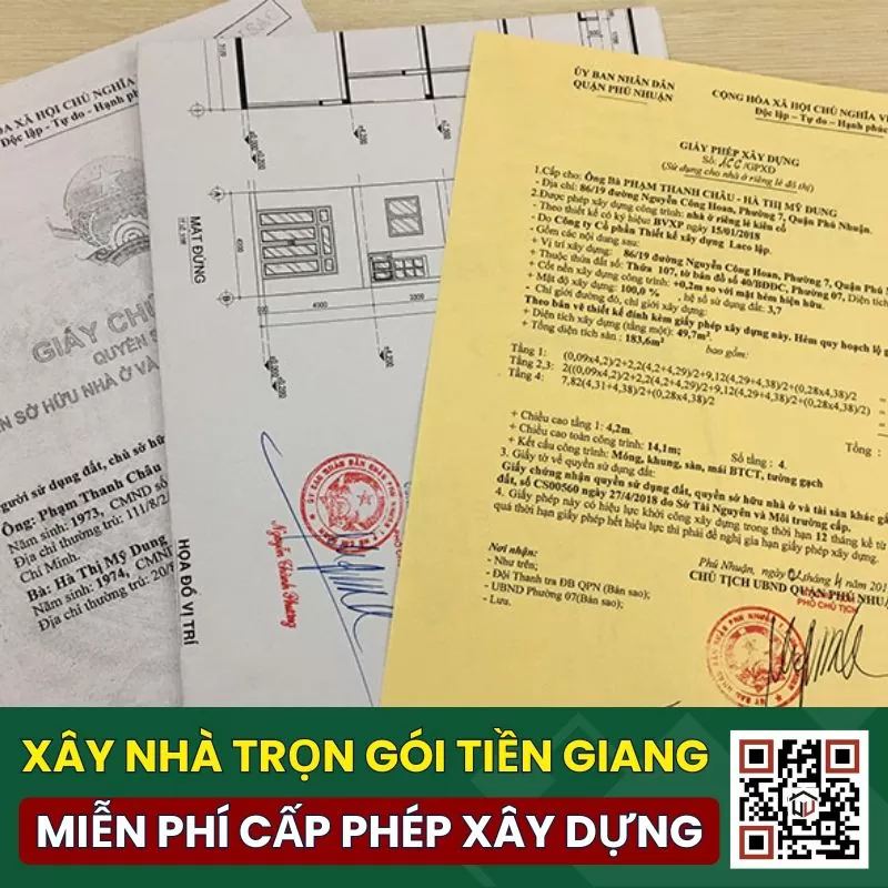 Miễn phí xin phép xây dựng