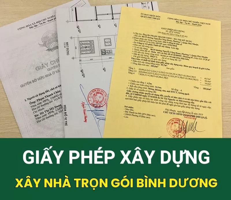 giấy phép xây dựng nhà trọn gói Bình Dương