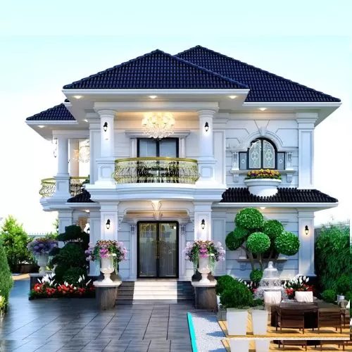 Thiết kế biệt thự mái nhật