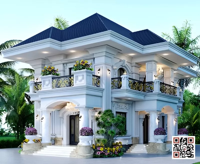 Mẫu biệt thự mái nhật Mẫu biệt thự mái nhật