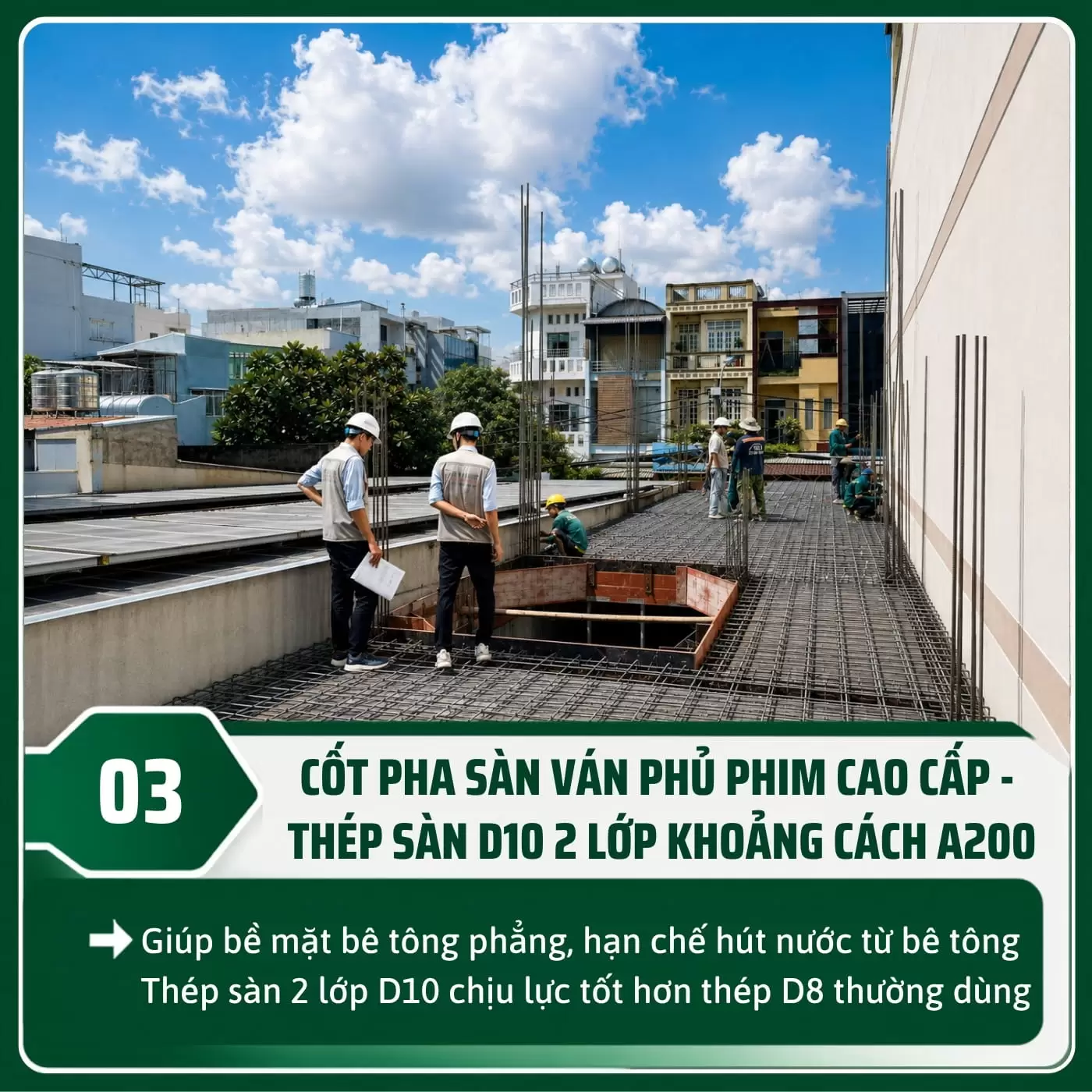 27 điểm khác biệt trong thi công