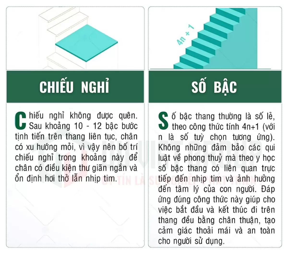 lưu ý cầu thang nhà phố