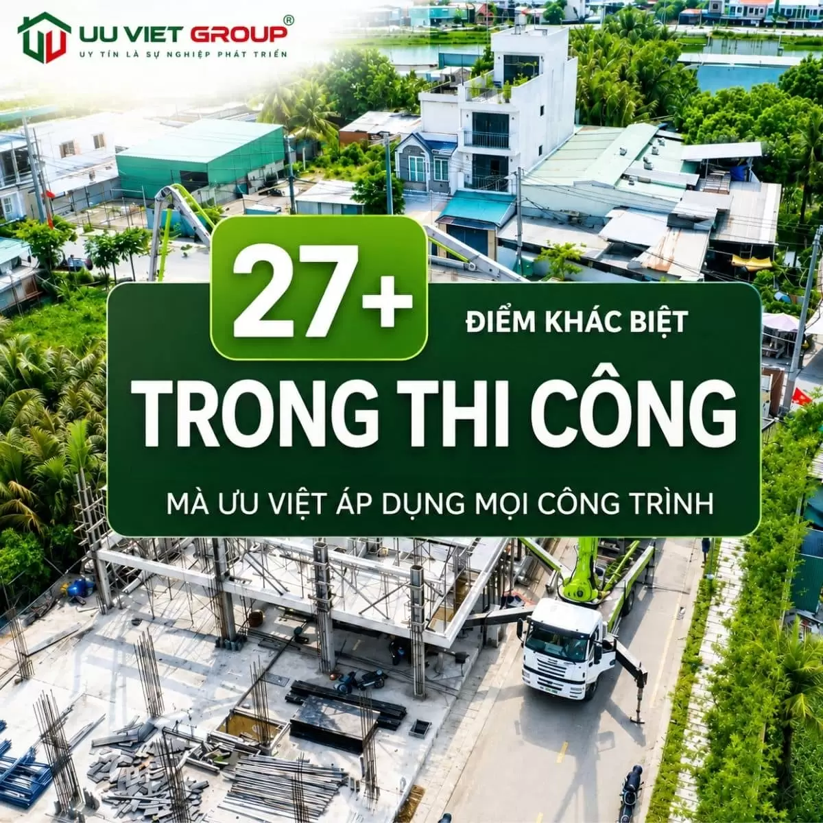 27 điểm khác biệt trong thi công