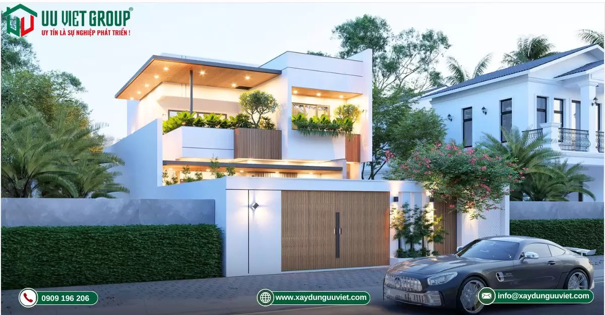 Biệt thự hiện đại 10x20m