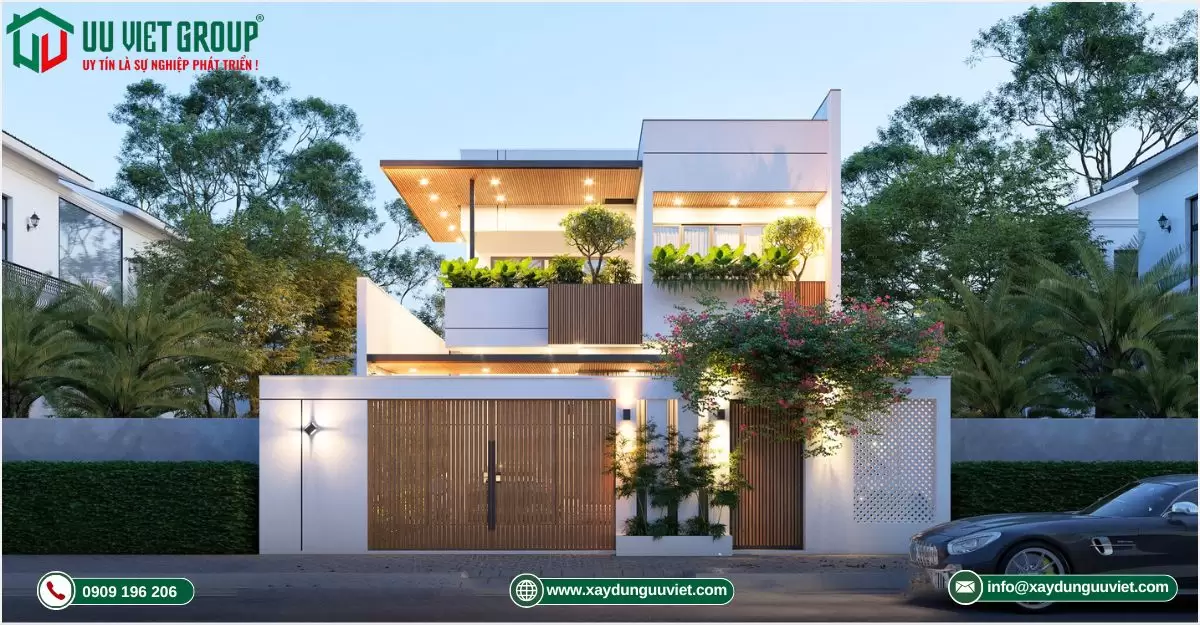 Biệt thự hiện đại 10x20m