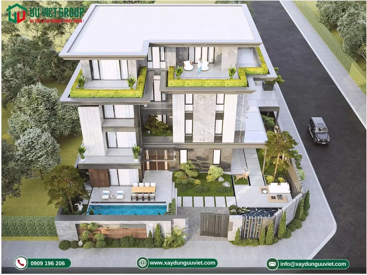mẫu biệt thự hiện đại